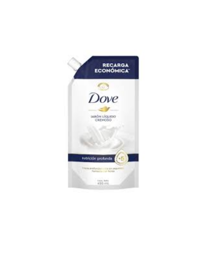 Jabón Dove líquido repuesto 450 ml