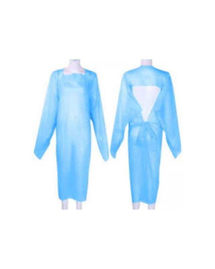 Pechera Plastica Ojal y Amarre